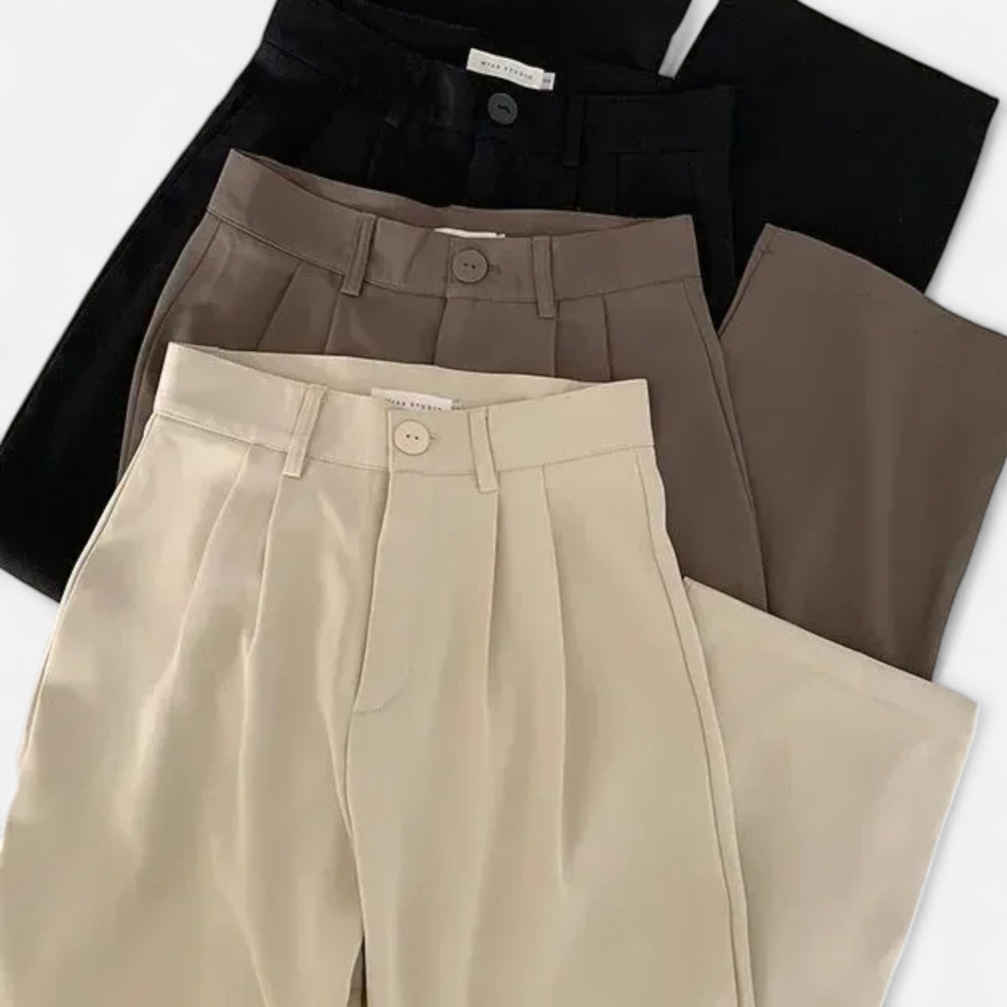 Masimon | Women’s Suit Trousers – High-Waist Heritage Elegance