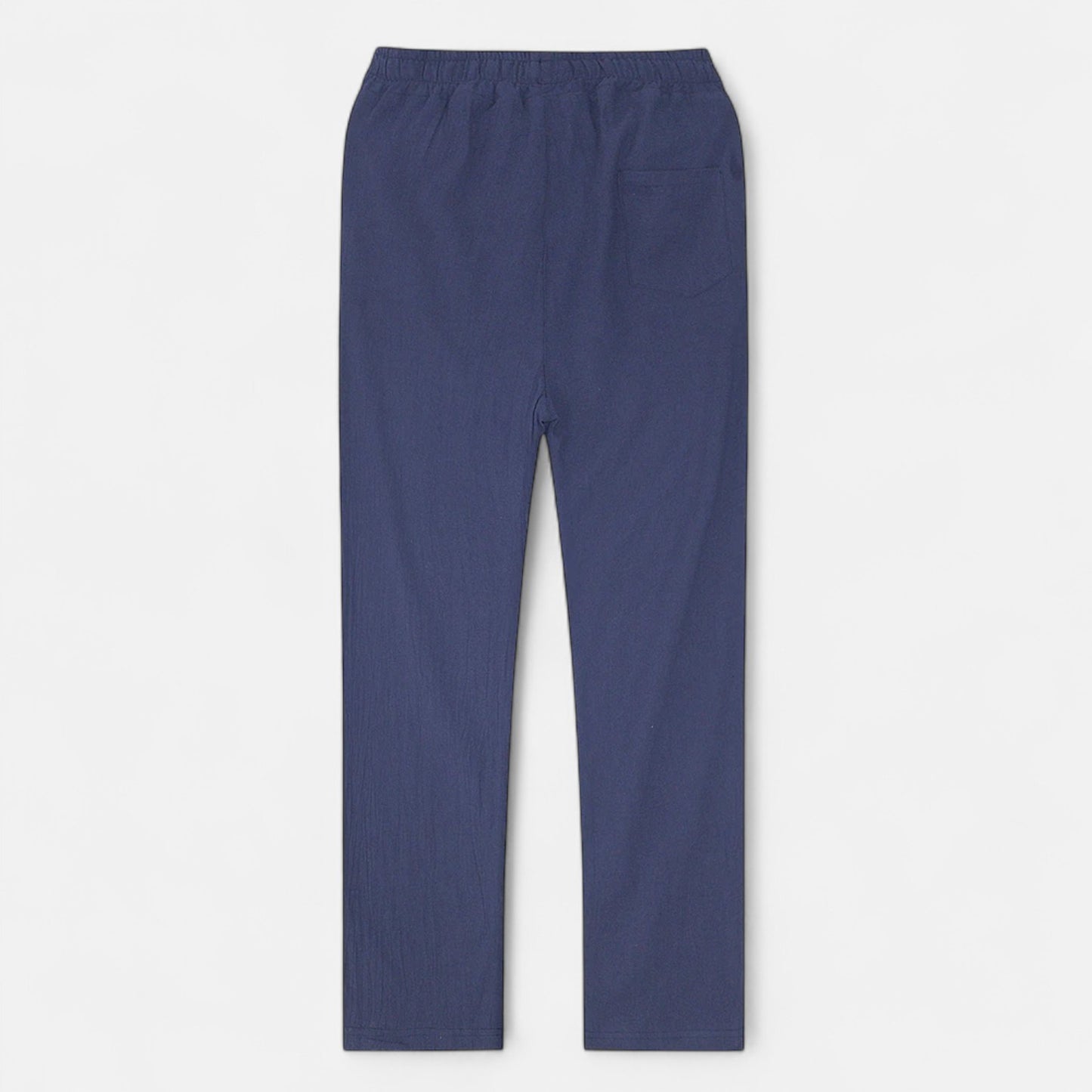 Masimon | Men’s Cotton‑Linen Autumn Trousers – Breathable Straight‑Leg Pants with Elastic Waist