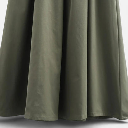 Masimon | Women’s Pleated Zipped Midi Dress – Sleeveless Bodycon Summer Party Dress