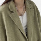 Masimon | Women’s Double-Sided Coat – Classic Woollen Timeless Style