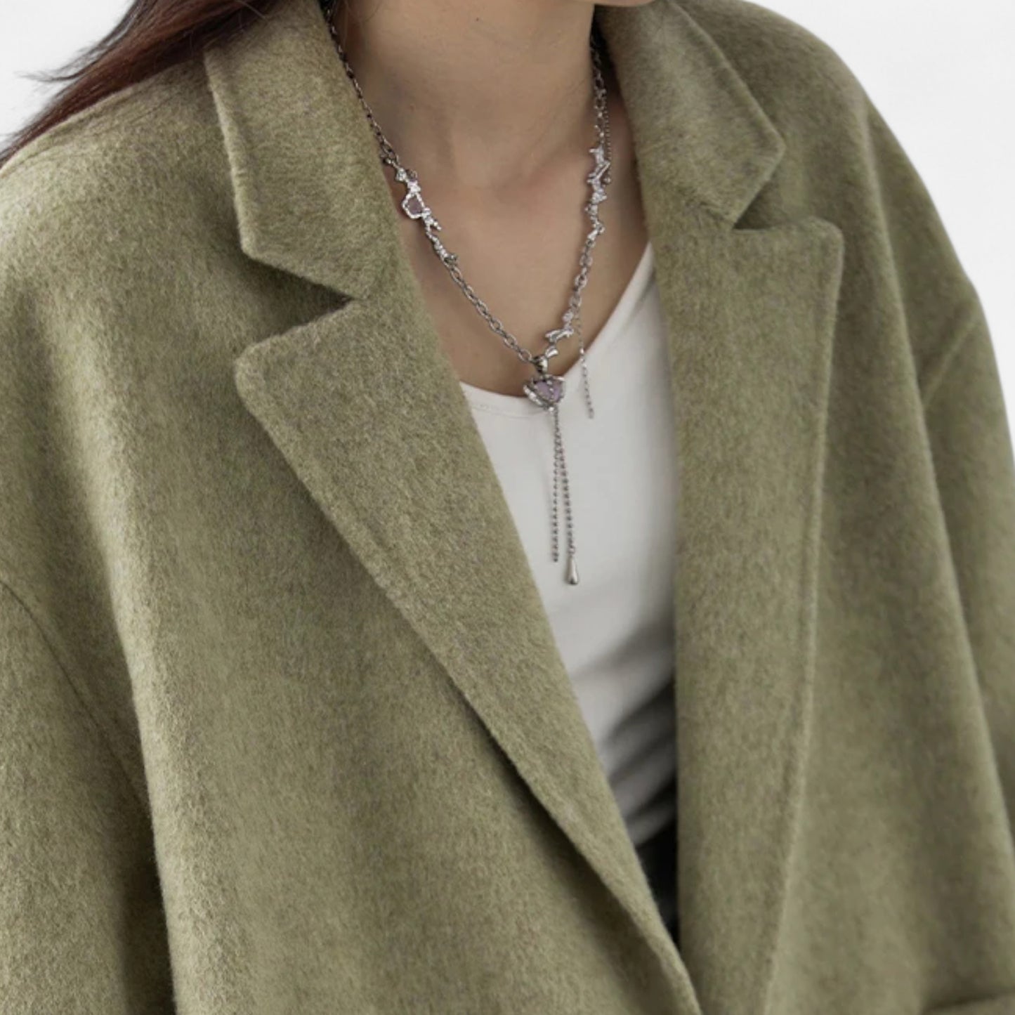 Masimon | Women’s Double-Sided Coat – Classic Woollen Timeless Style