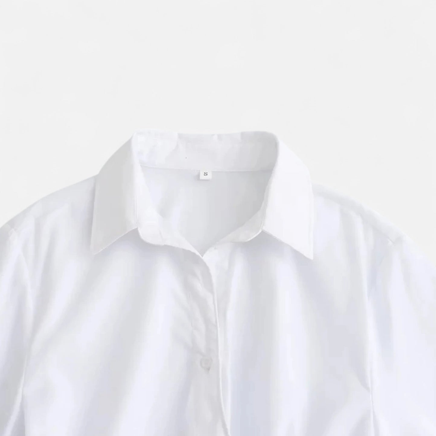 Masimon | Women’s Long‑Sleeve Kimono‑Style Blouse – Soft Breathable Fabric with Bow‑Tie Collar & Front Buttons
