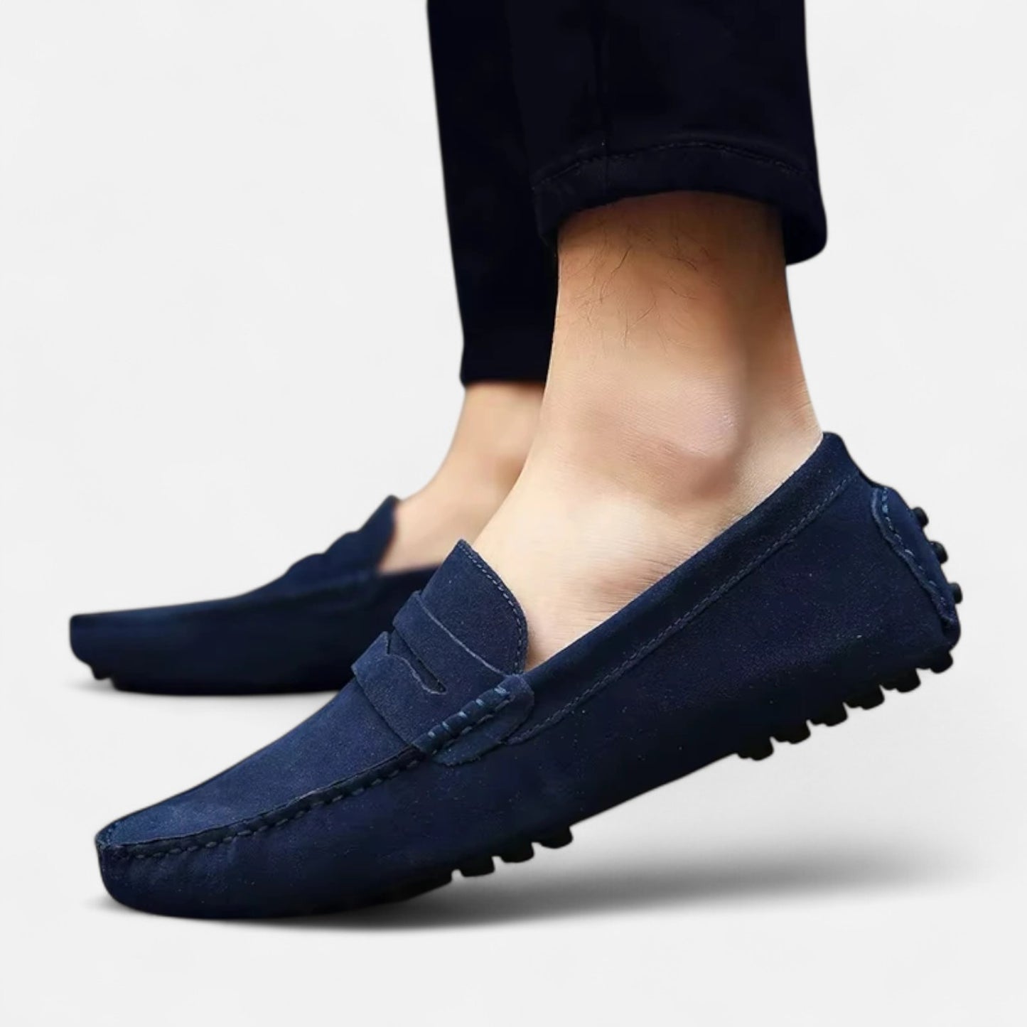 Masimon | Men’s Leather Moccasins – Lightweight Slip‑On Driving & Casual Loafers