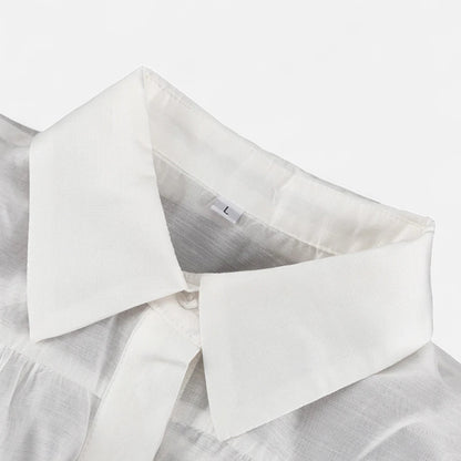 Masimon | Women’s Long‑Sleeve Turn‑Down Collar Blouse – Lightweight Breathable Fabric, Casual‑Chic Styling