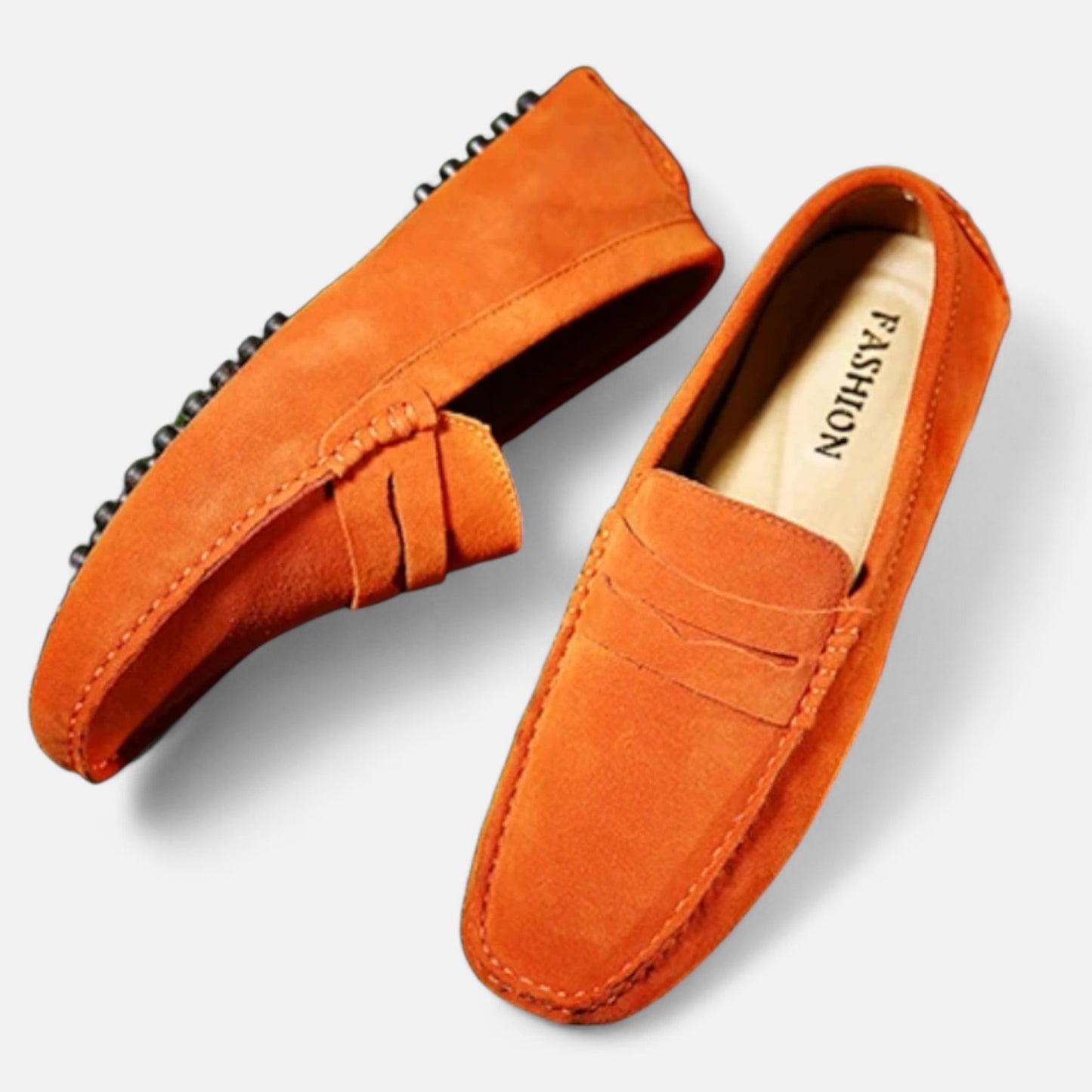 Masimon | Men’s Leather Moccasins – Lightweight Slip‑On Driving & Casual Loafers