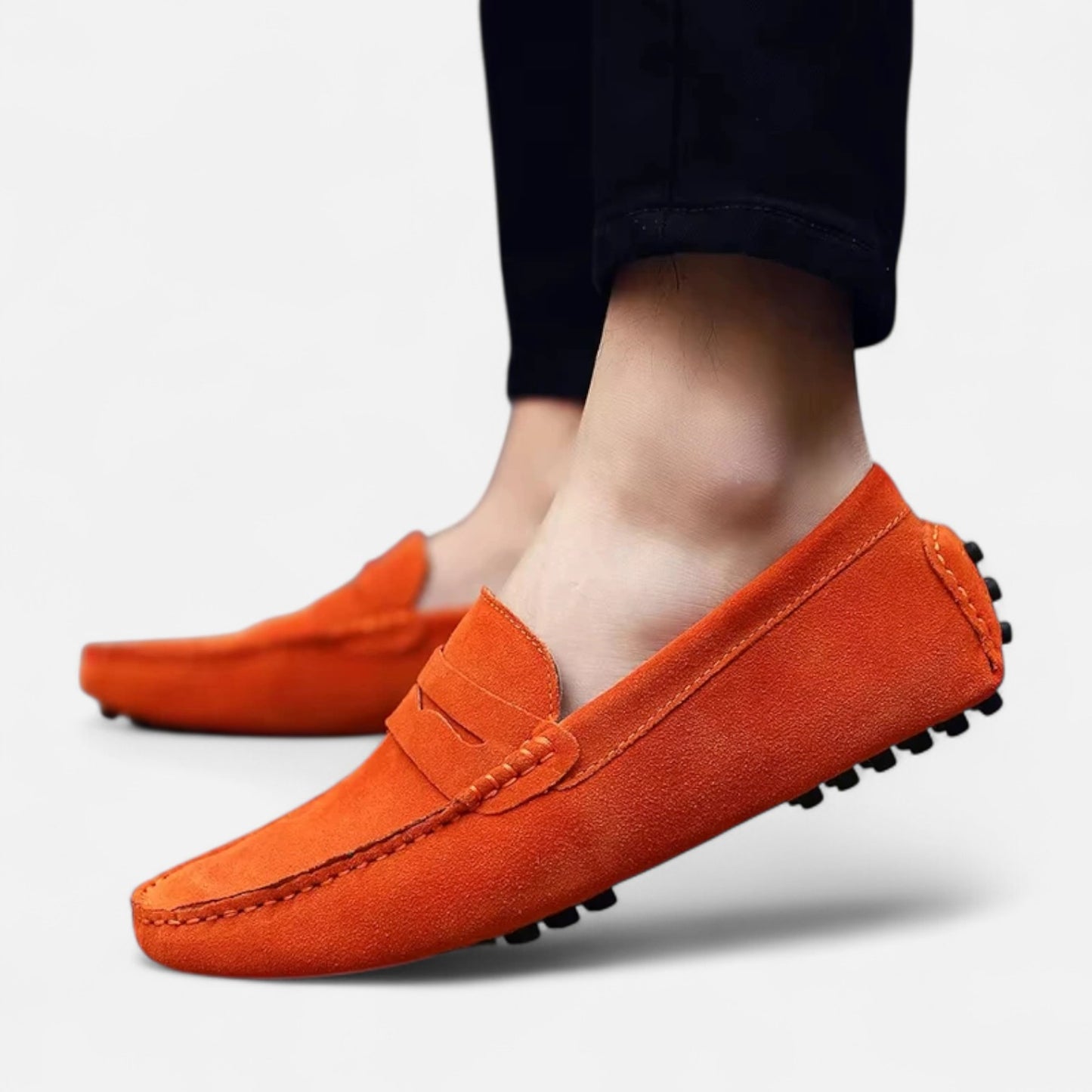 Masimon | Men’s Leather Moccasins – Lightweight Slip‑On Driving & Casual Loafers