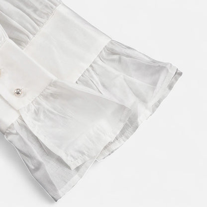 Masimon | Women’s Long‑Sleeve Turn‑Down Collar Blouse – Lightweight Breathable Fabric, Casual‑Chic Styling