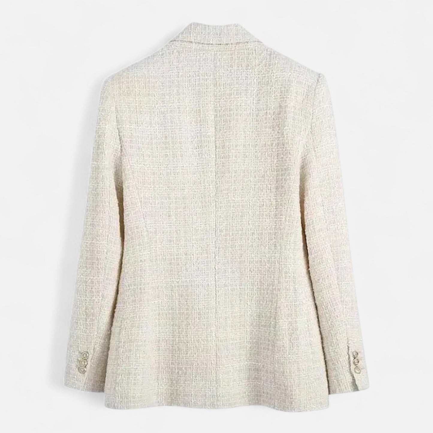 Masimon | Women’s Tweed Blazer – Vintage Double-Breasted Elegance
