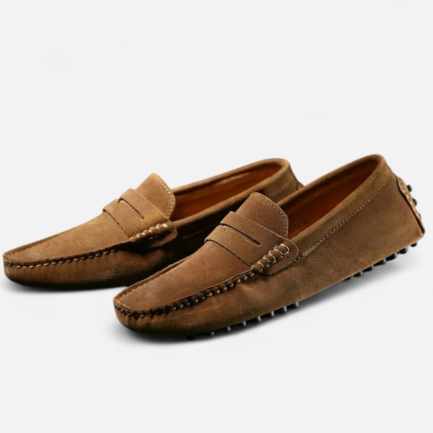 Masimon | Men’s Leather Moccasins – Lightweight Slip‑On Driving & Casual Loafers