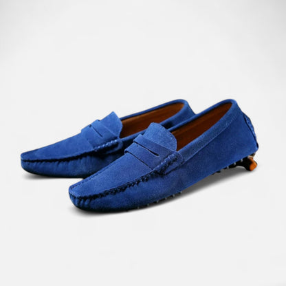 Masimon | Men’s Leather Moccasins – Lightweight Slip‑On Driving & Casual Loafers