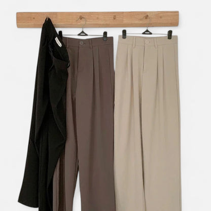 Masimon | Women’s Suit Trousers – High-Waist Heritage Elegance