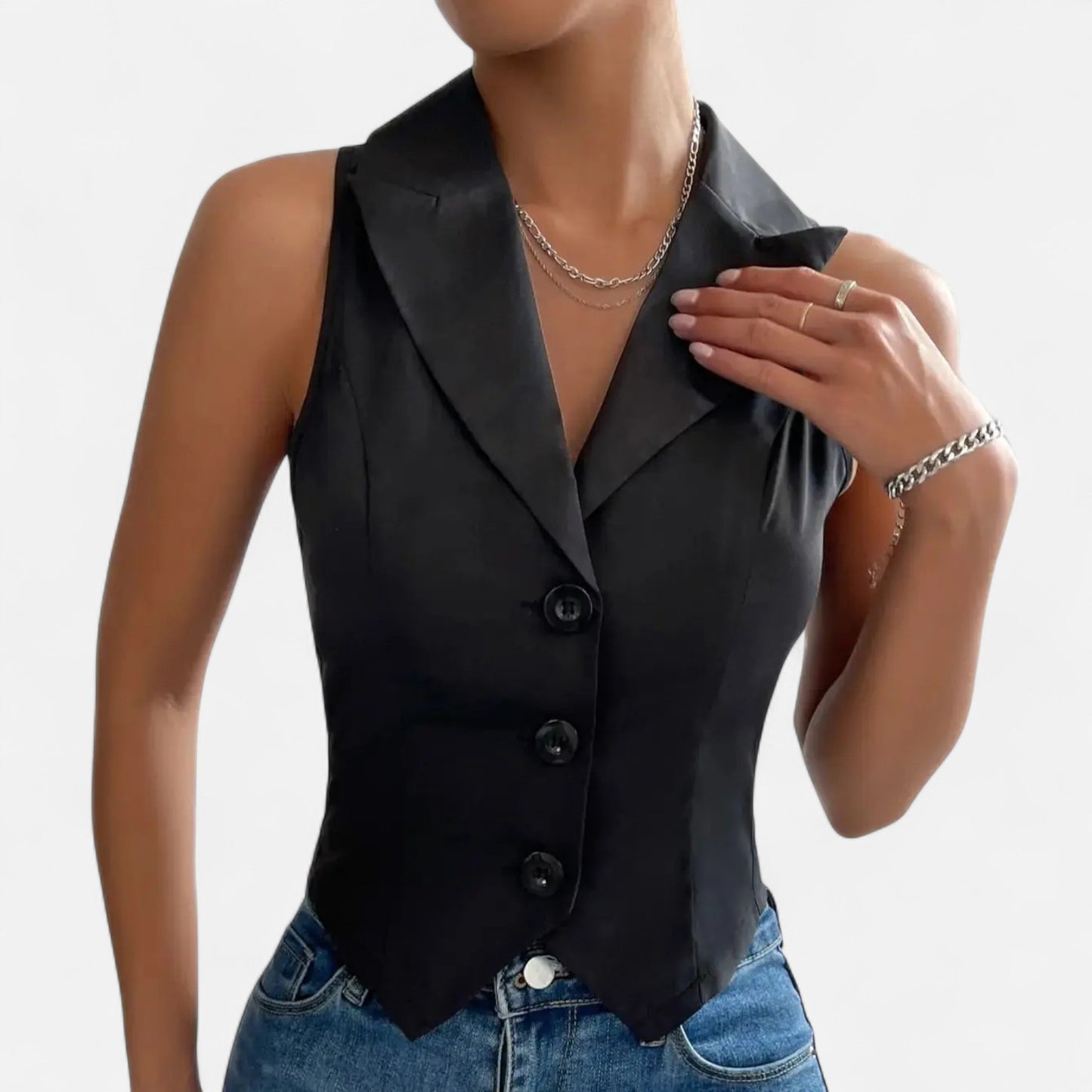 Masimon | Women’s Slim Casual Vest – European‑Style Lightweight Breathable Fabric Indulgence
