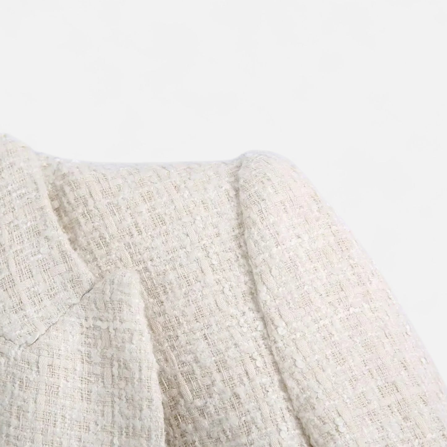 Masimon | Women’s Tweed Blazer – Vintage Double-Breasted Elegance