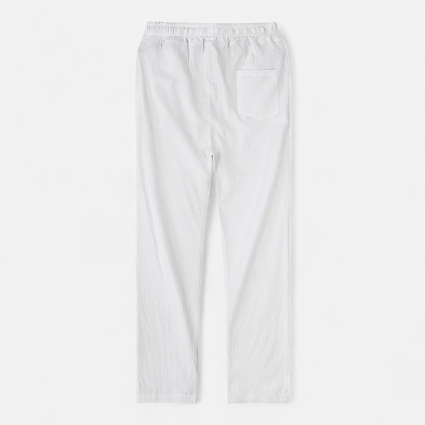 Masimon | Men’s Cotton‑Linen Autumn Trousers – Breathable Straight‑Leg Pants with Elastic Waist