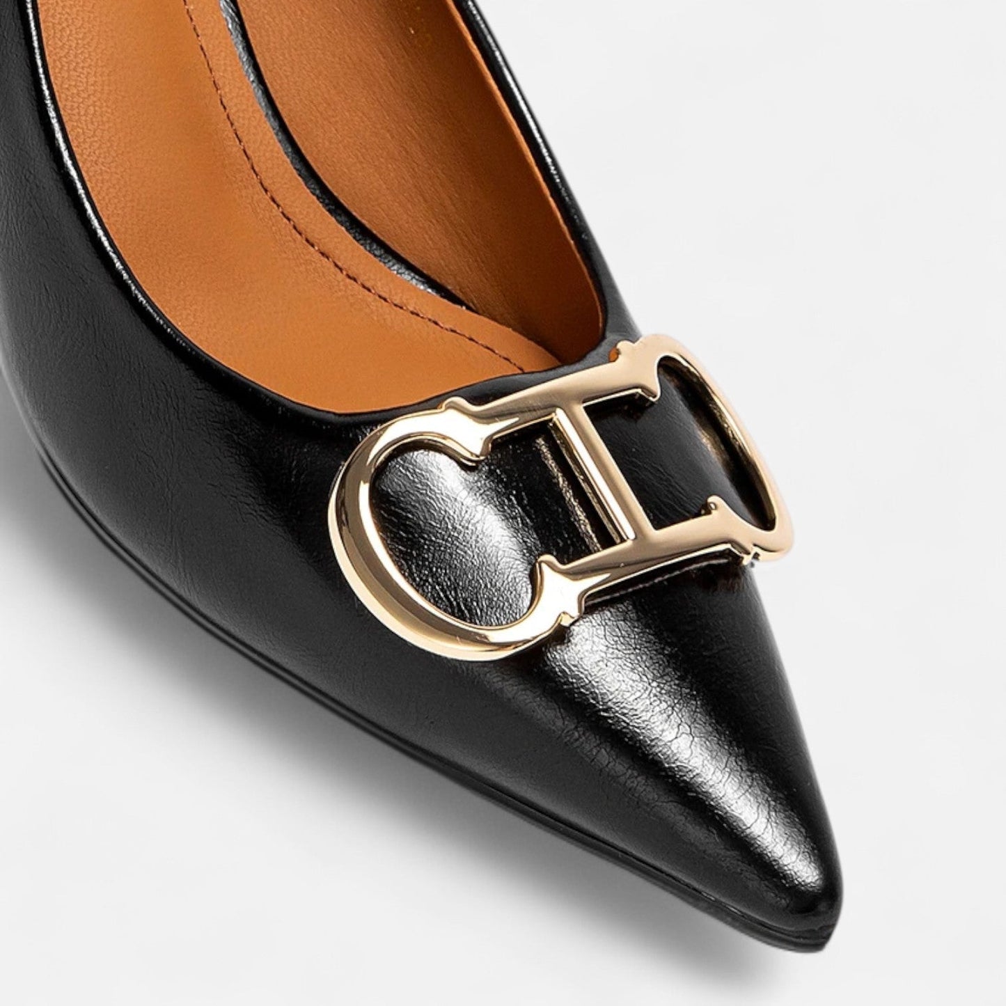 Masimon | Women’s Black Pointed Heels – Sleek High-Heel Comfort for Evening Events