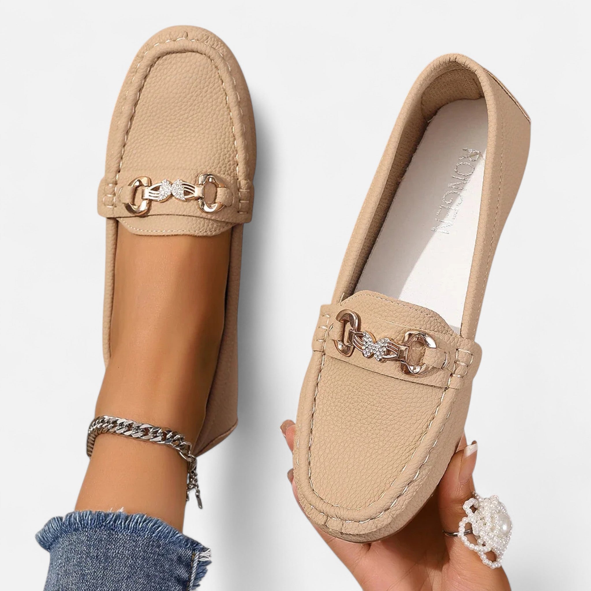 Masimon | Women’s Flat Loafers – Classic Soft Sole Heritage Style