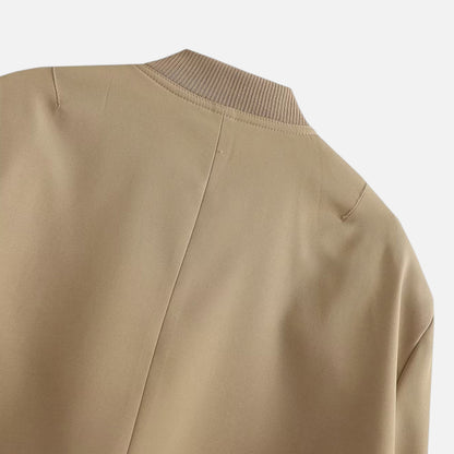 Masimon | Women’s Bomber Jacket – Heritage Solid Elegance