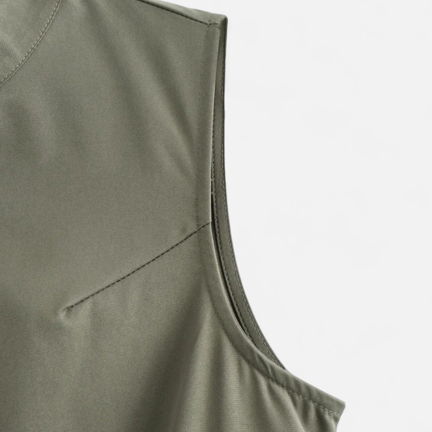 Masimon | Women’s Pleated Zipped Midi Dress – Sleeveless Bodycon Summer Party Dress