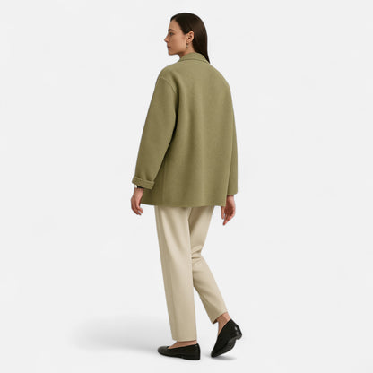 Masimon | Women’s Double-Sided Coat – Classic Woollen Timeless Style