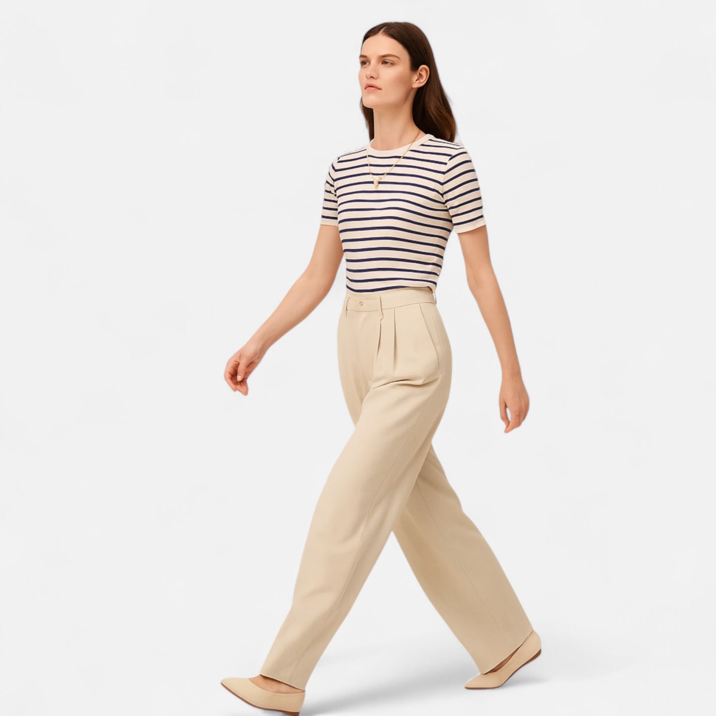 Masimon | Women’s Suit Trousers – High-Waist Heritage Elegance
