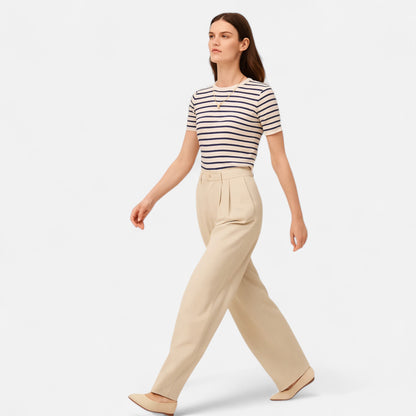 Masimon | Women’s Suit Trousers – High-Waist Heritage Elegance