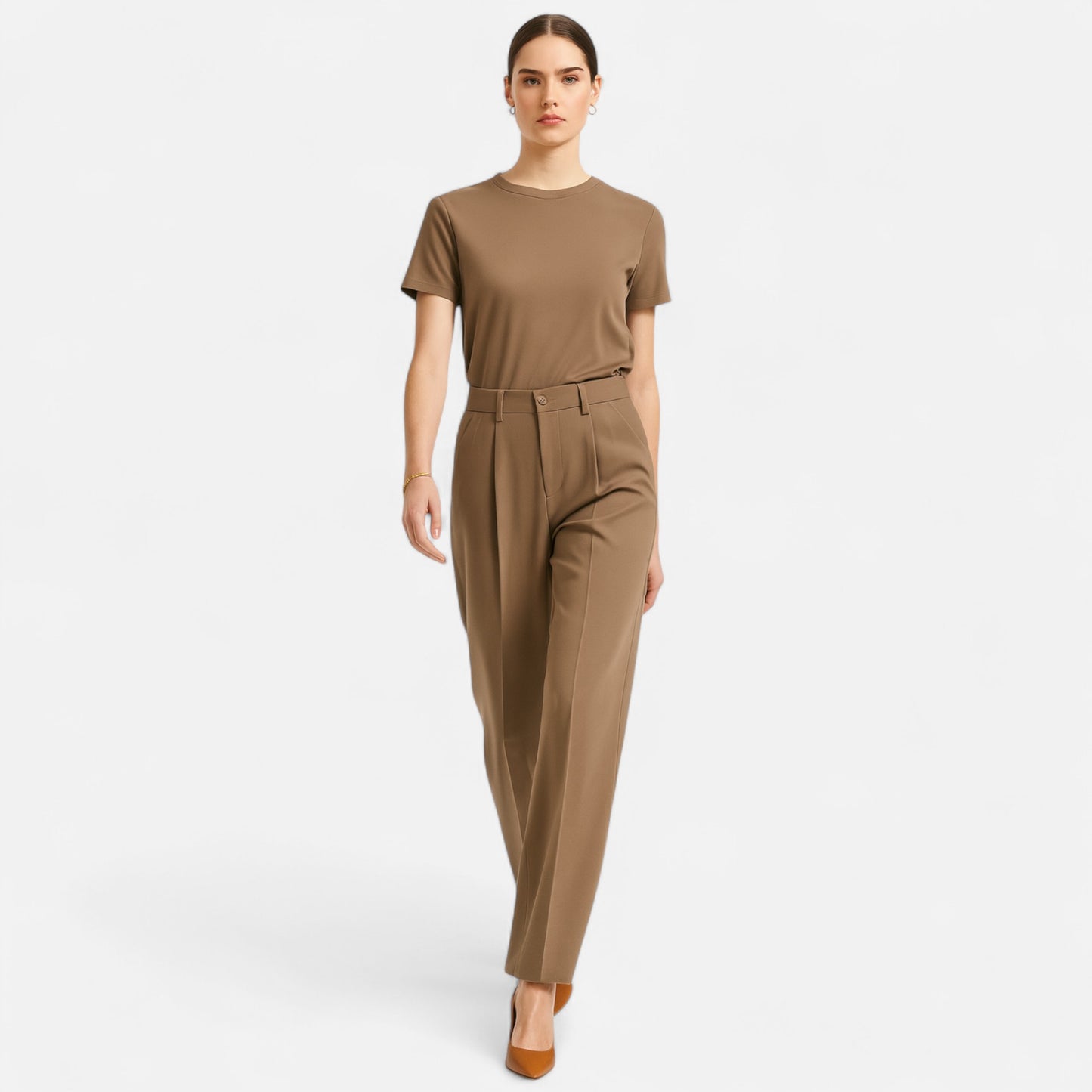 Masimon | Women’s Harem Trousers – High-Waist Effortless Elegance