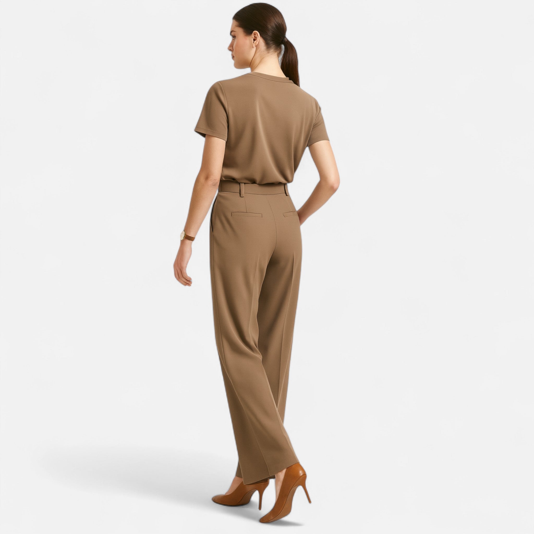 Masimon | Women’s Harem Trousers – High-Waist Effortless Elegance