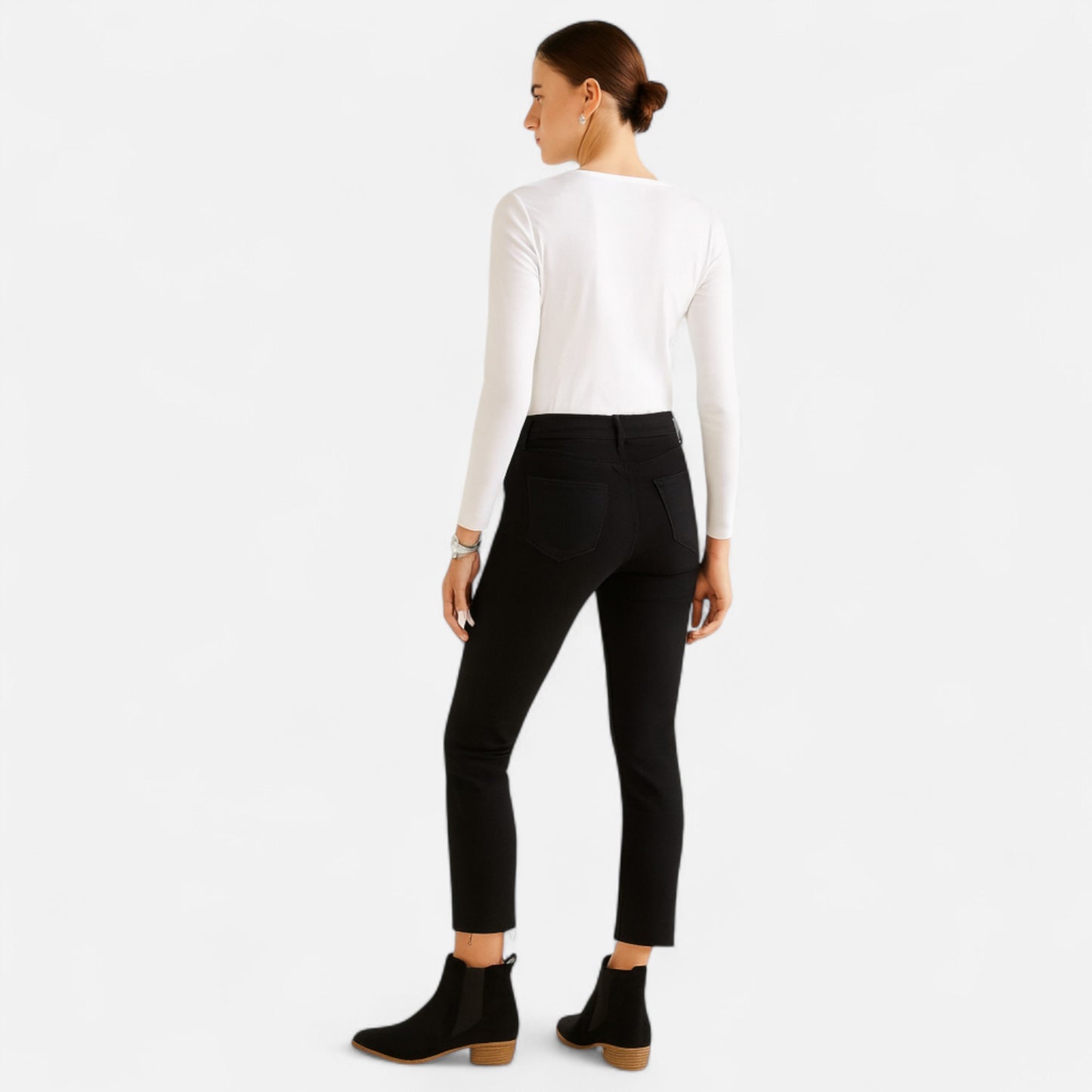 Masimon | Women’s Chelsea Boots – Chunky Heel Heritage Elegance