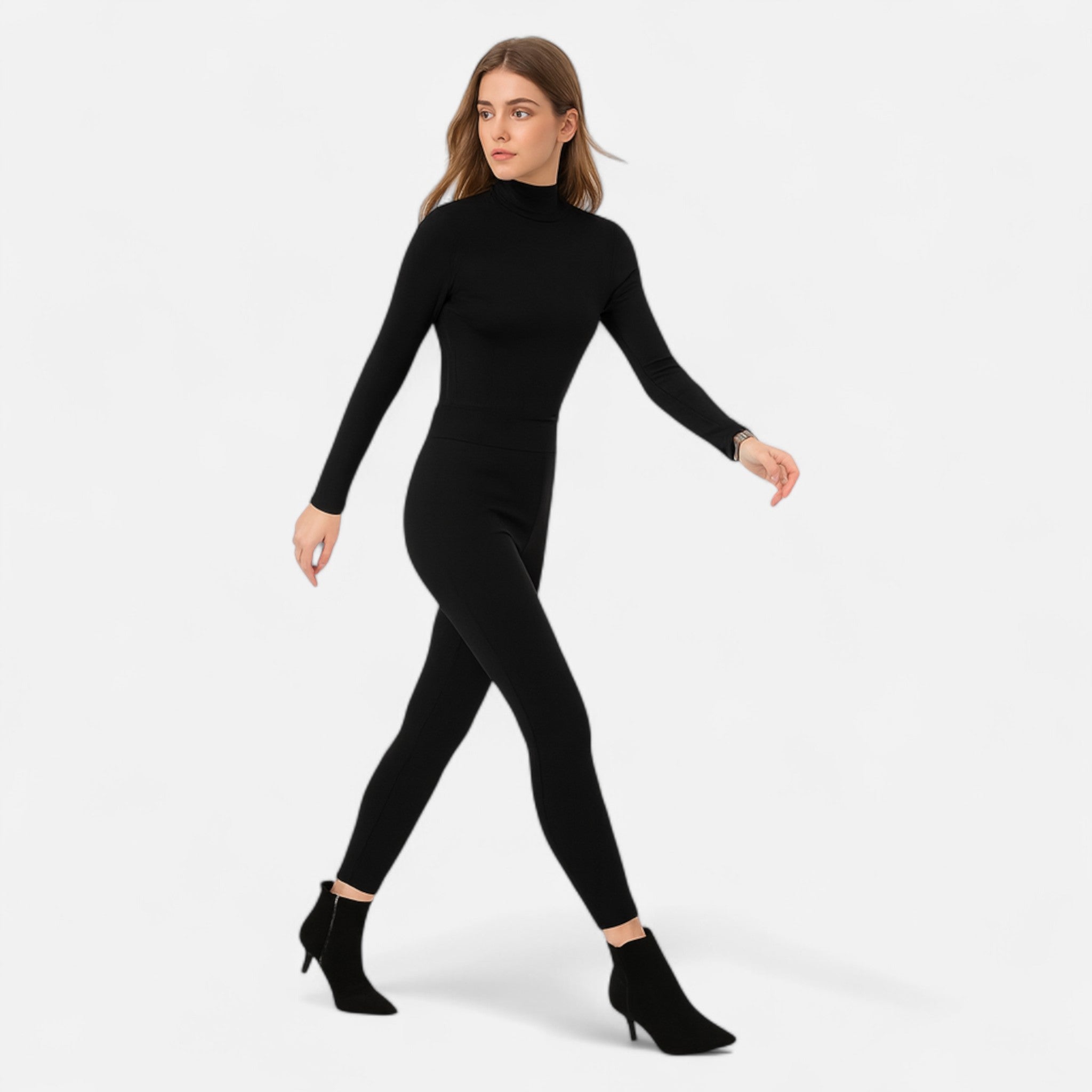 Masimon | Women’s Ankle Boots – Elegant Black Side-Zip Style