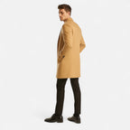 Masimon | Men’s Long Coat – Wool Blend Pure Elegance