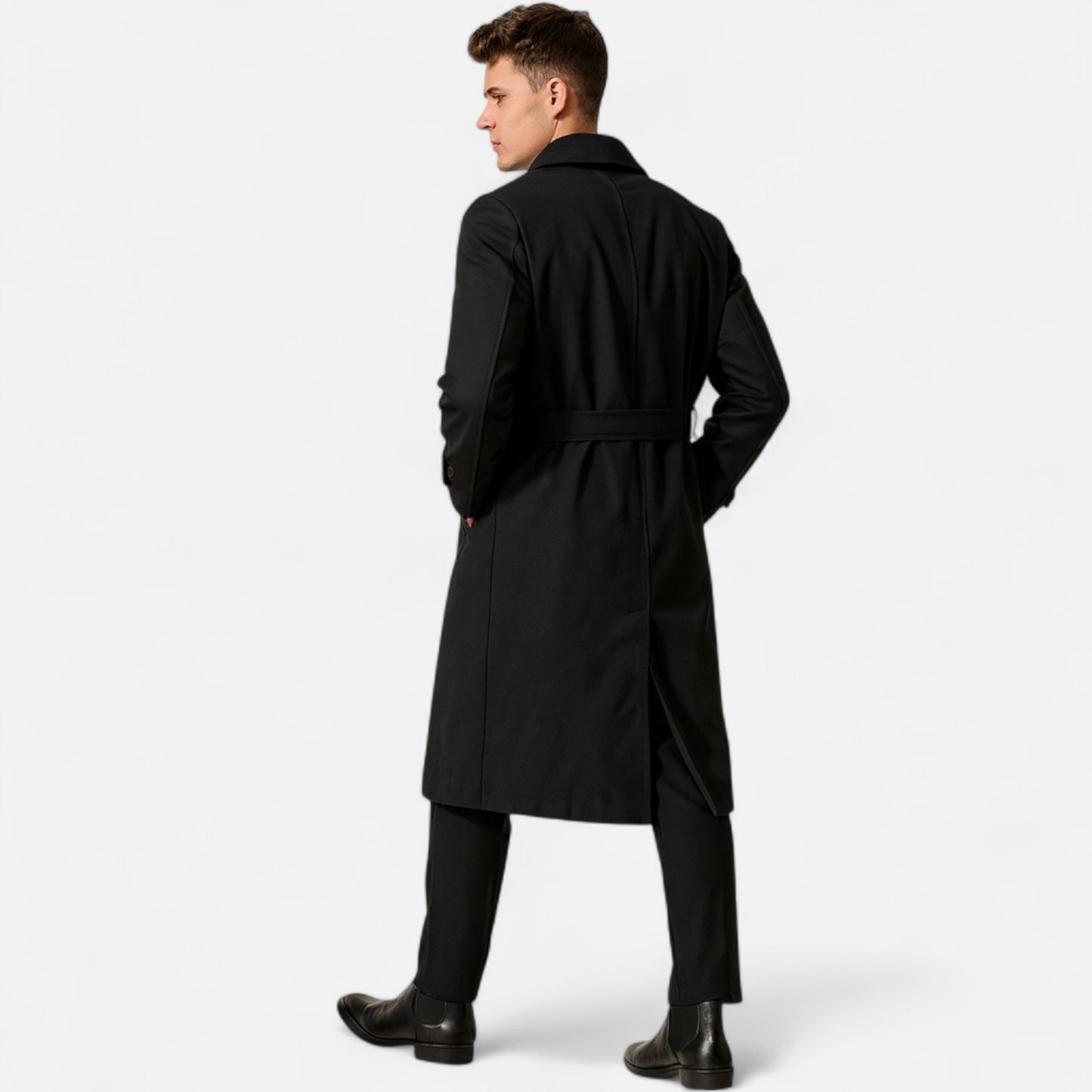 Masimon | Men’s Trench Coat – Timeless Heritage Elegance