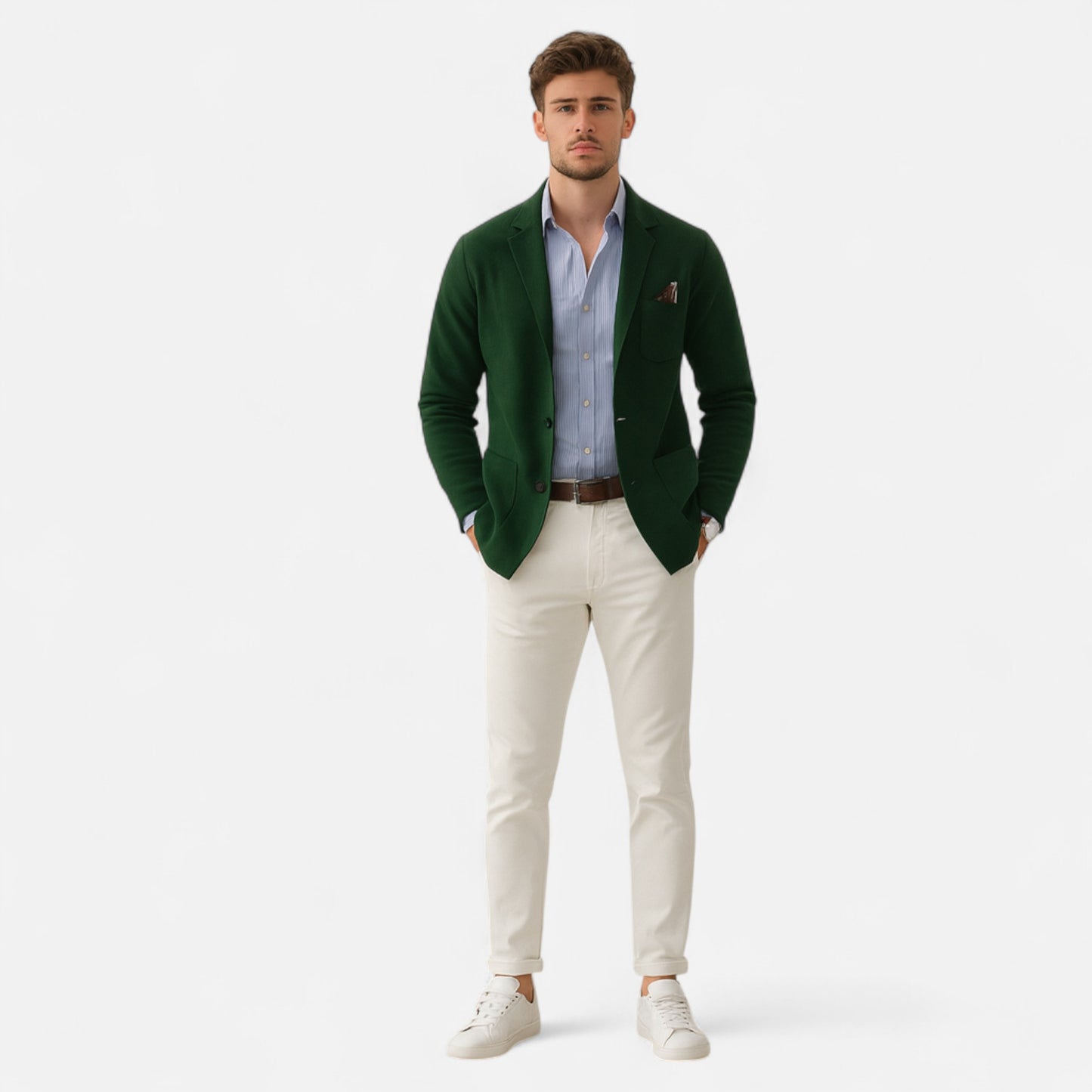 Masimon | Men’s Casual Blazer – Solid Colour Heritage Style
