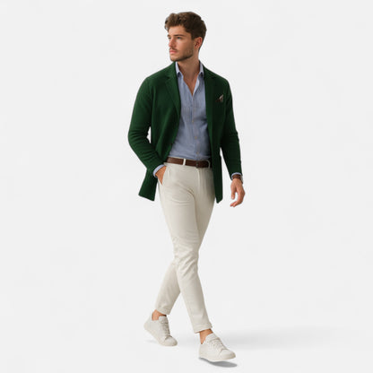 Masimon | Men’s Casual Blazer – Solid Colour Heritage Style