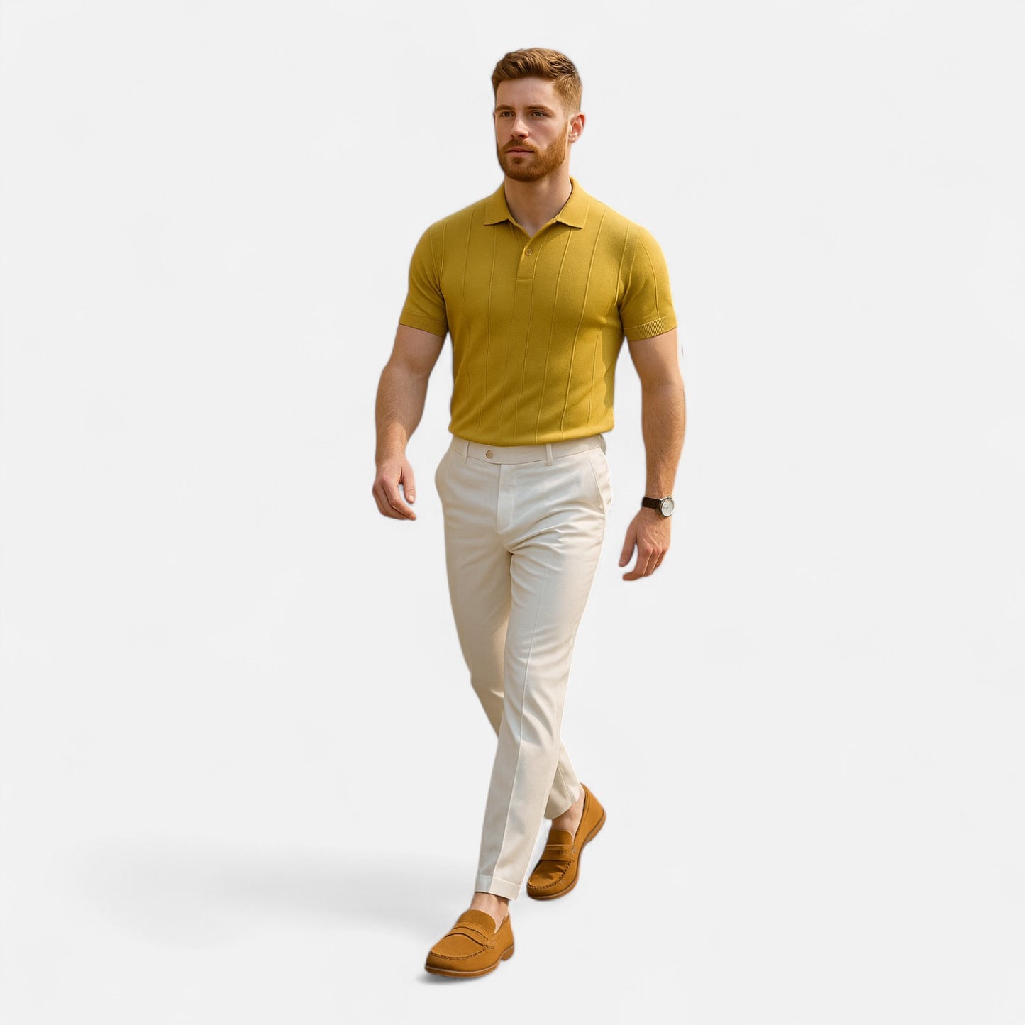 Masimon | Men’s Leather Moccasins – Lightweight Slip‑On Driving & Casual Loafers