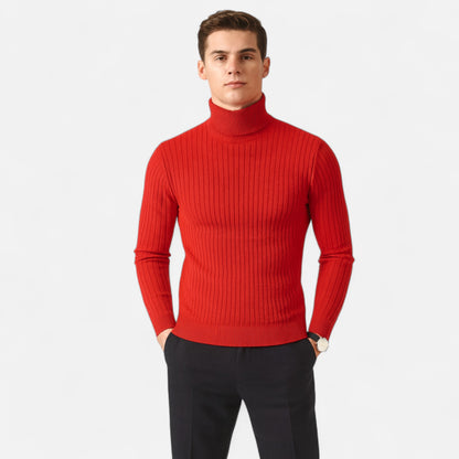 Masimon | Men’s Turtleneck Sweater – Timeless Knitted Elegance