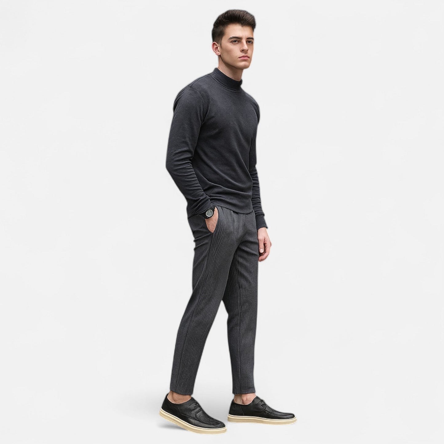 Masimon | Men’s Oxford Shoes – Suede Lace-Up Heritage Style
