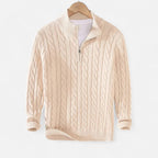 Men’s Knitwear – Warm Heritage High-Neck Style