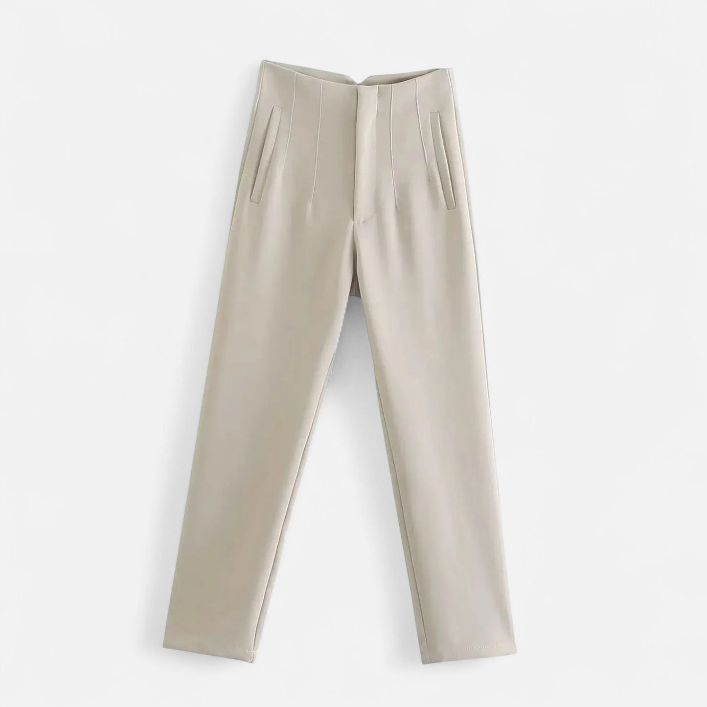 Masimon | Women’s Pencil Trousers – High-Waist Heritage Elegance