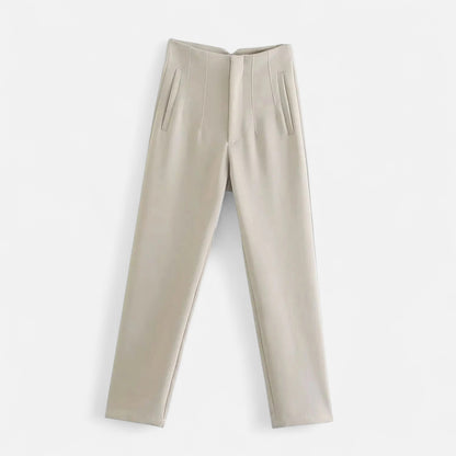 Masimon | Women’s Pencil Trousers – High-Waist Heritage Elegance