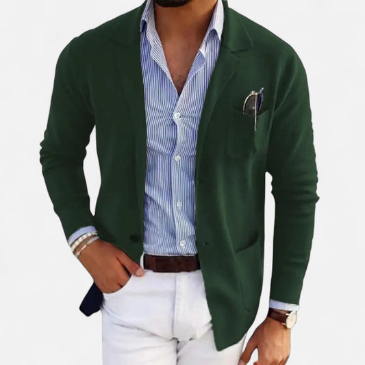 Masimon | Men’s Casual Blazer – Solid Colour Heritage Style
