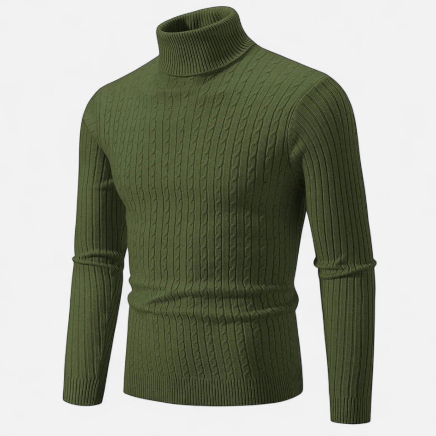Masimon | Men’s Turtleneck Sweater – Timeless Knitted Elegance
