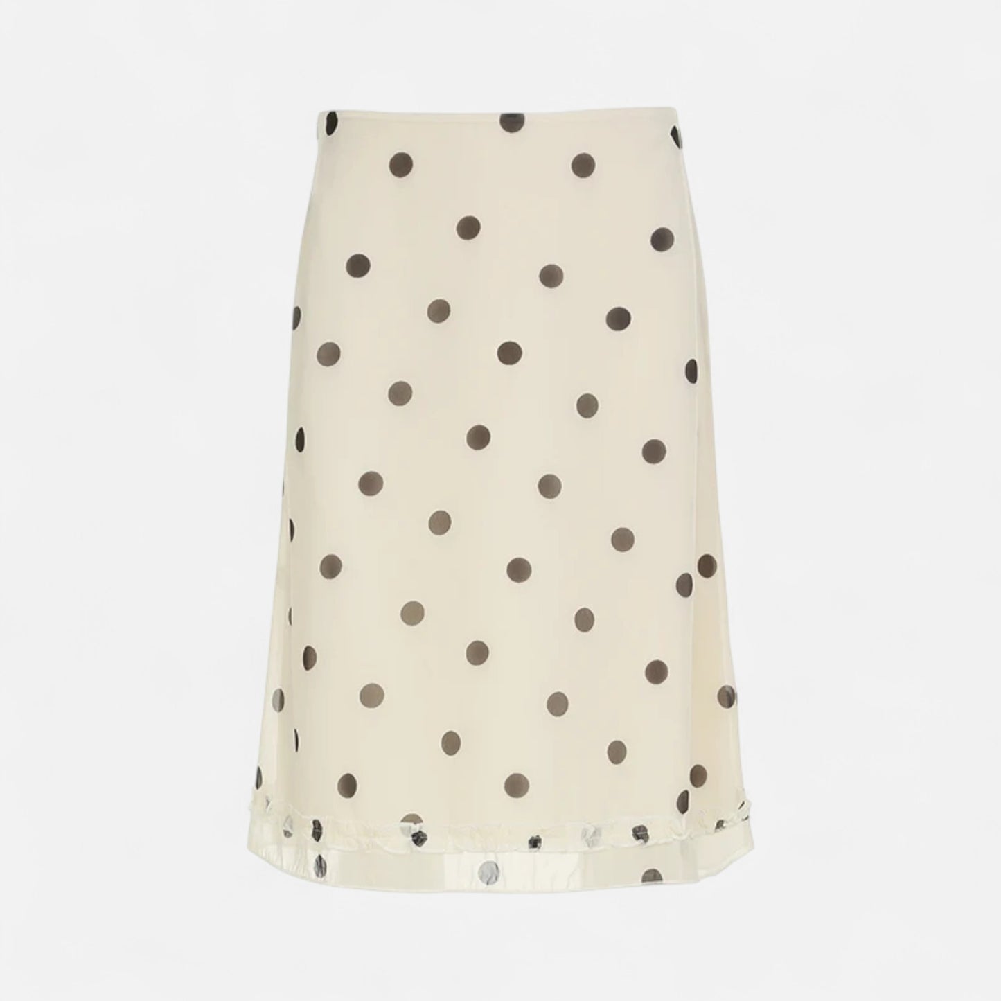 Masimon | Women’s Elegant Skirt – Polka Dot Timeless Charm
