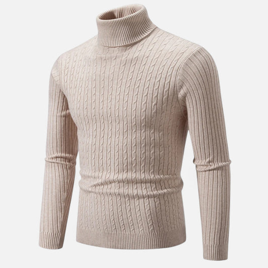 Masimon | Men’s Turtleneck Sweater – Timeless Knitted Elegance