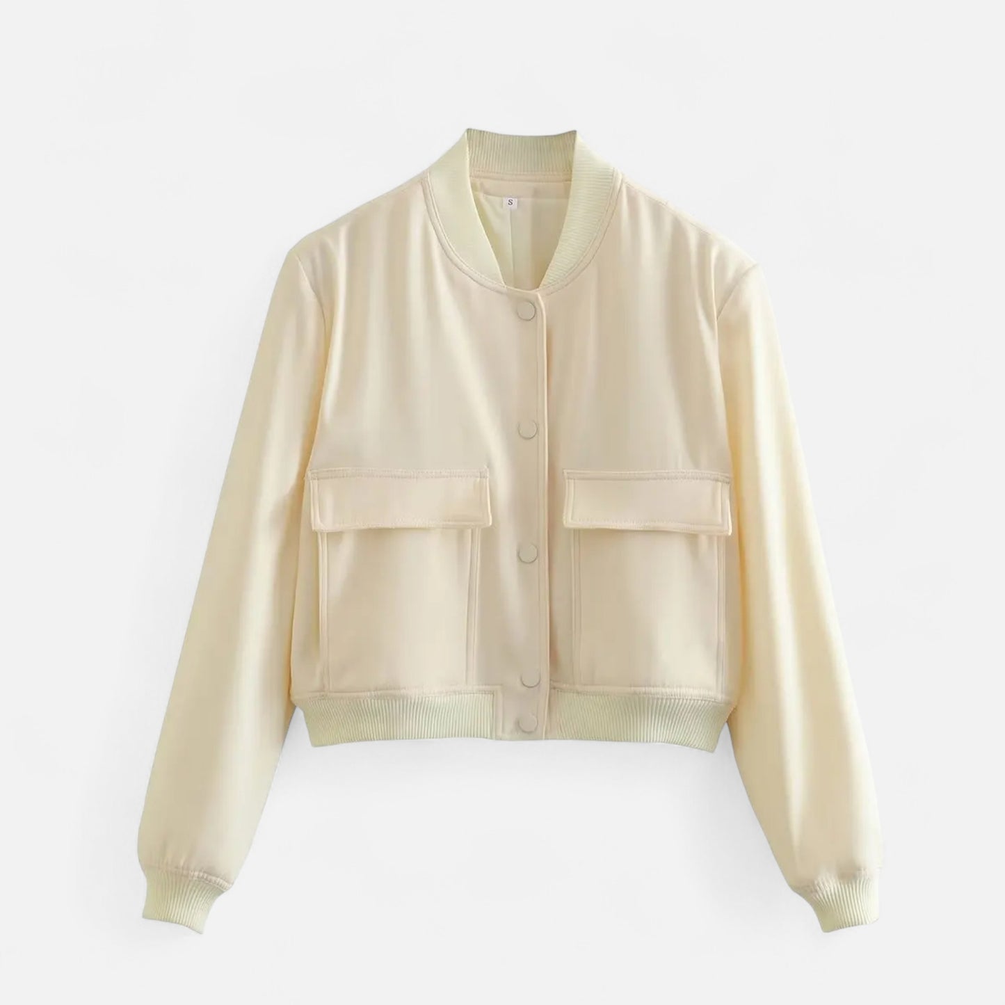 Masimon | Women’s Bomber Jacket – Heritage Solid Elegance