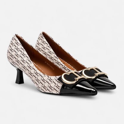 Masimon | Women’s Black Pointed Heels – Sleek High-Heel Comfort for Evening Events