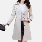 Masimon | Women’s Trench Coat – Mid-Length Heritage Elegance