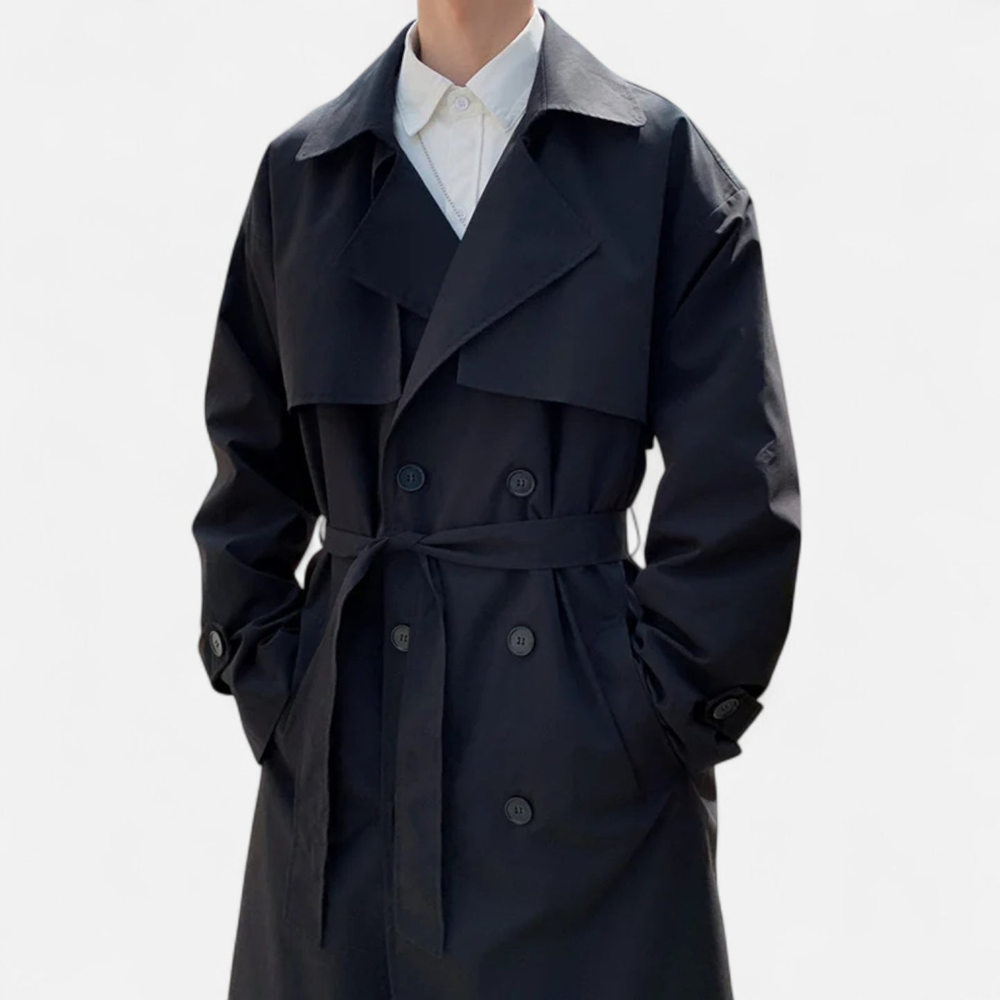 Masimon | Men’s Trench Coat – Timeless Heritage Elegance