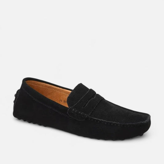 Masimon | Men’s Leather Moccasins – Lightweight Slip‑On Driving & Casual Loafers