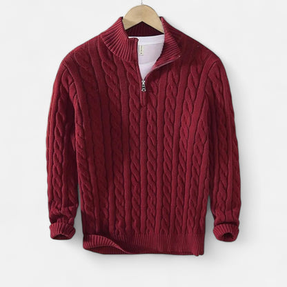 Masimon | Men’s Knitwear – Warm Heritage High-Neck Style