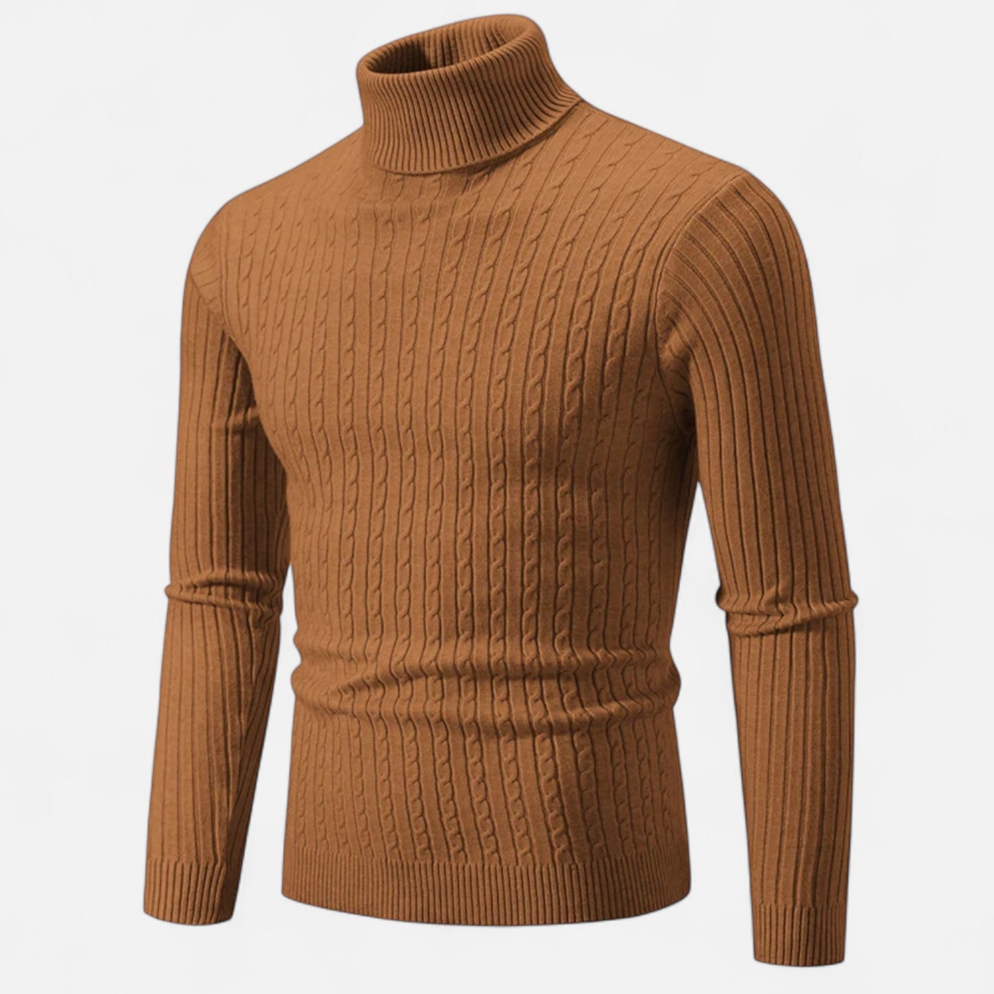 Masimon | Men’s Turtleneck Sweater – Timeless Knitted Elegance